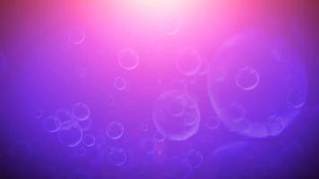 abstracte glanzende bubbels en schuimachtergrond video