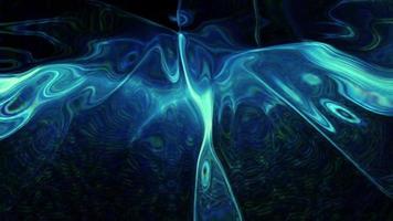 fluide abstrait forme impulsion, ondulation et écoulement video