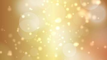 Gold Bokeh beleuchtet Partikel und Starglow video