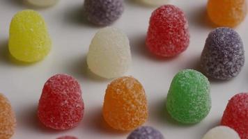 roterend schot van suikergoed - candy gumdrops 007