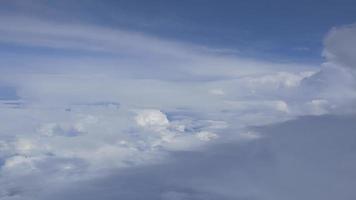 aieral footage of wispy clouds 4k video