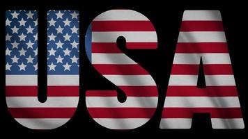 USA-Flagge mit USA-Maske video