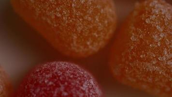 Rotating shot of gumdrop candy - CANDY GUMDROPS 023