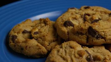 Cinematic, Rotating Shot of Cookies on a Plate - COOKIES 372 video