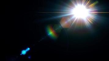 Solar Lens Flare Light video