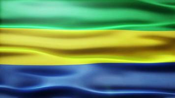 Gabon Flag Loop video