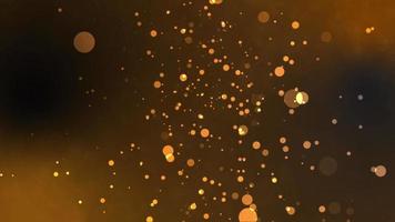 Golden Particles Background video