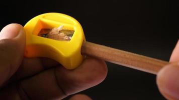 Sharpening a Pencil with a Sharpener video