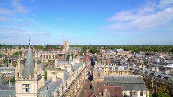 Vue grand angle de la ville de Cambridge