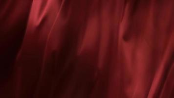 Smooth flowing luxury satin shiny red fabric video