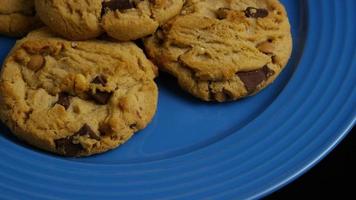 Cinematic, Rotating Shot of Cookies on a Plate - COOKIES 365 video