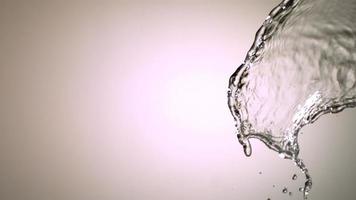 water splash met fruit in ultra slow motion (1500 fps) op een reflecterend oppervlak - water splash w fruit 005 video