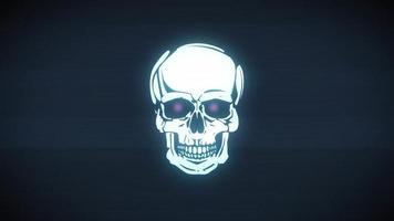 Dead Skull Head Laughing Loop video