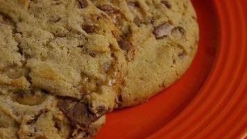 Cinematic, Rotating Shot of Cookies on a Plate - COOKIES 355 video