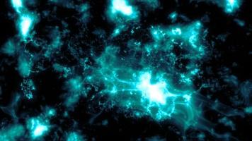 lazo de paisaje de conexión de sinapsis de fantasía fractal abstracto video