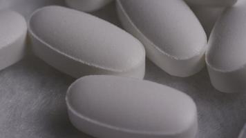 Rotating stock footage shot of vitamins and pills - VITAMINS 0150 video