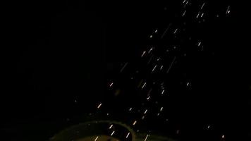 Sparks with gears in ultra slow motion 1,500 fps on a reflective surface - SPARKS w GEARS 016 video