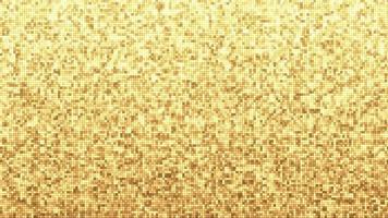 parede de glitter ouro abstrato loopable. video