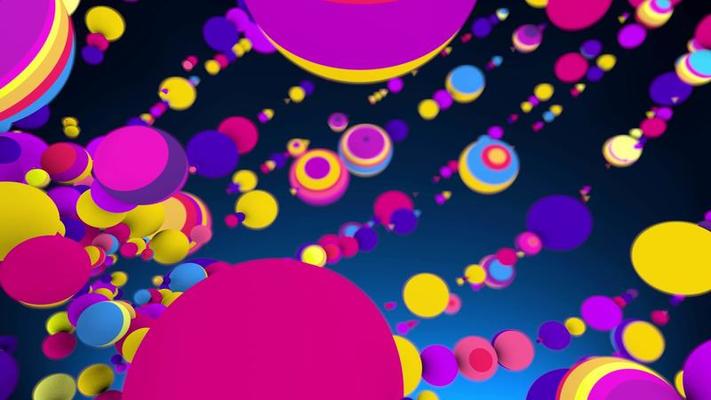 Party Spheres 4k Motion Background Stock Video Footage for Free Download