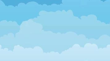 sfondo del cielo con nuvole seamless loop video