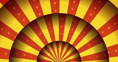 Vintage Animated Circus Merry-Go-Round Background video