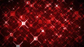 Seamless Abstract Red Cross Particles Background video