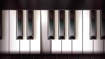 Klaviertasten Hintergrund video
