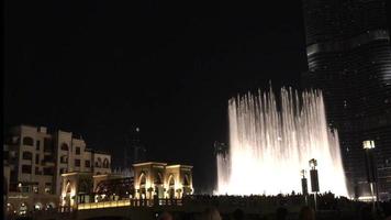 Dancing Water Show at Burj Khalifa 4k video