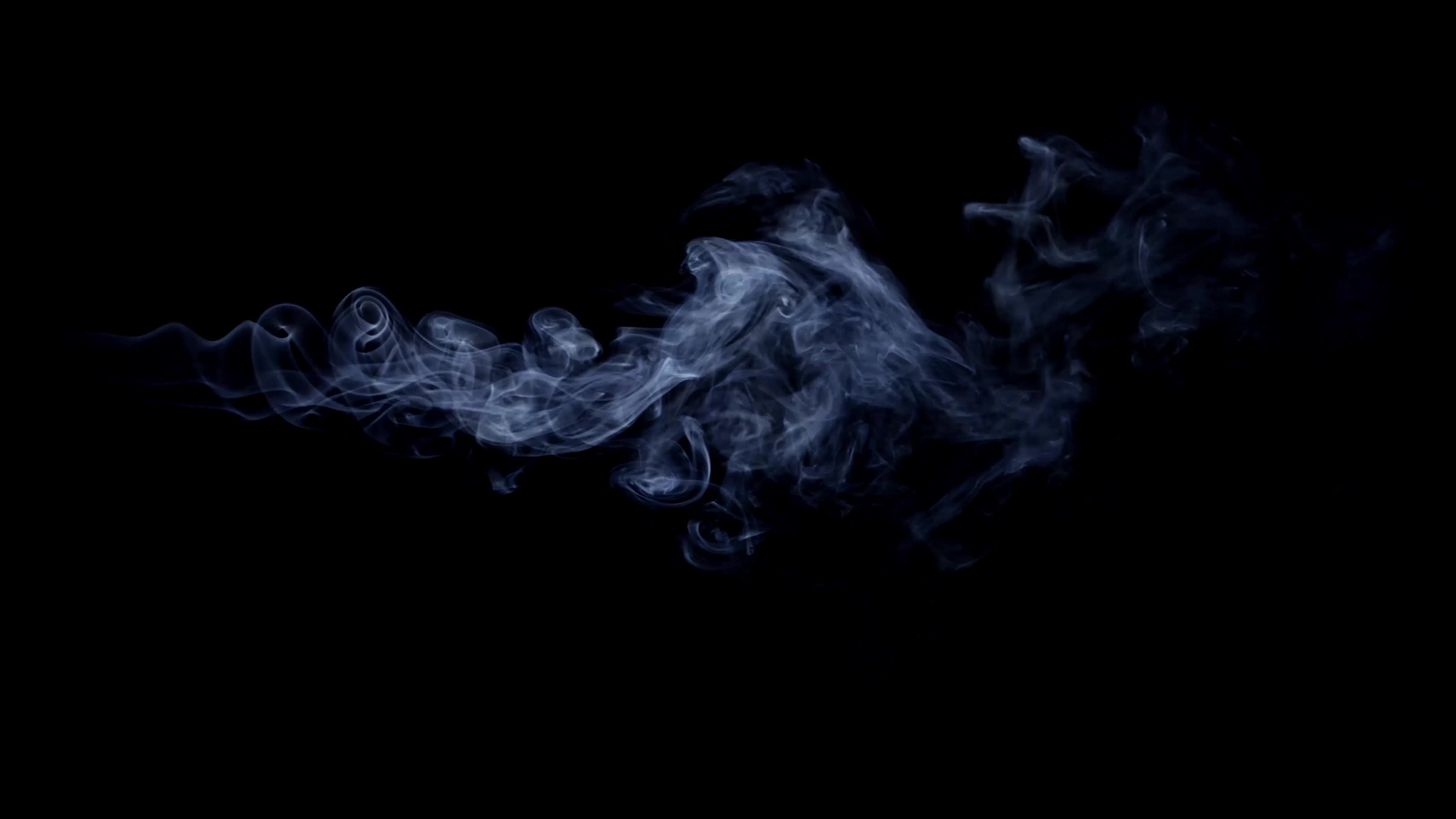 Beautiful template of controlled smoke moving with plasma effect on