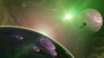 HD Fantasy Nebula Space Background video