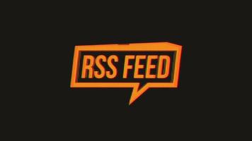 Social Netcom Speech Bubble Sign With Glitch Effects video