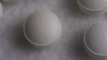 Rotating stock footage shot of vitamins and pills - VITAMINS 0165 video