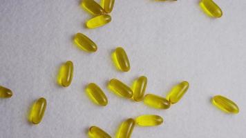 Rotating stock footage shot of vitamins and pills - VITAMINS 0053 video