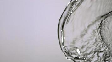 Water splash with fruit in ultra slow motion 1,500 fps on a reflective surface - WATER SPLASH w FRUIT 015 video