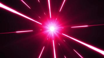 hyperspace achtergrond met glanzende starburst video