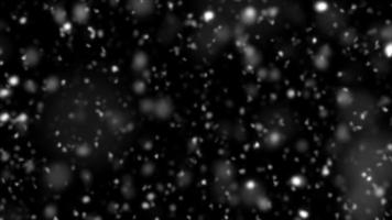White Snow Background Loop video