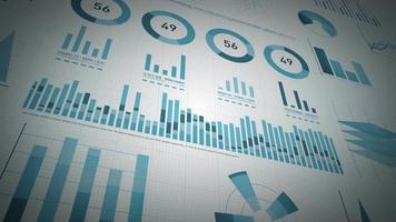 pacote de layout de estatísticas de negócios, dados de mercado e infográficos video