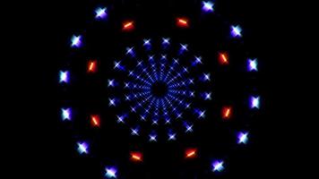 Rotating Glowing Lights video