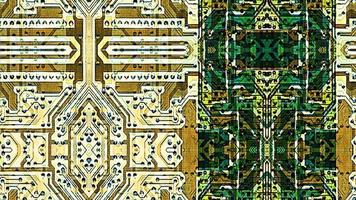 graphique de circuit imprimé intégré video