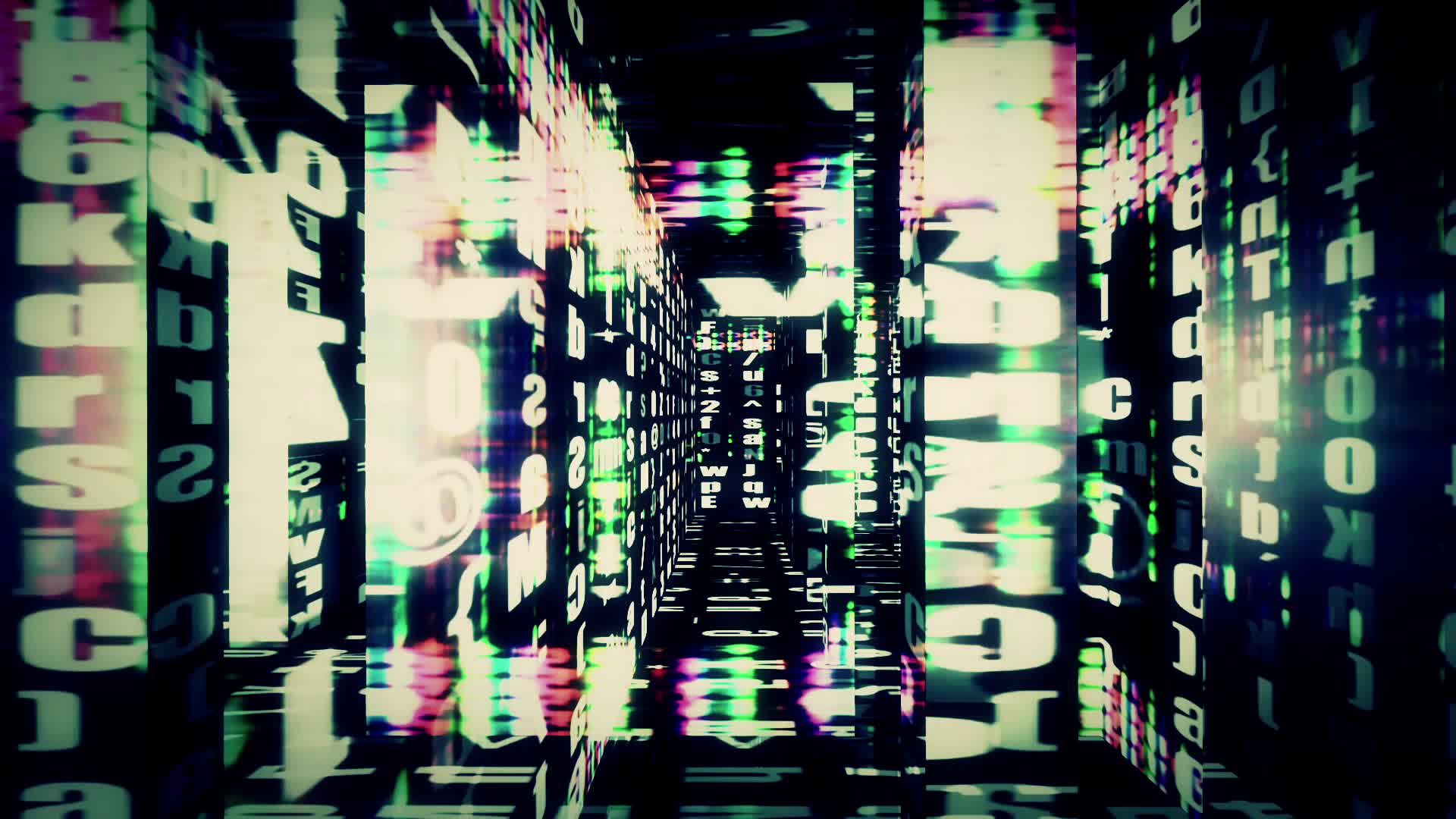 Traveling Through a Digital Labyrinth of Data 1790606 Stock Video at Vecteezy