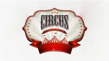 vintage cirkus bakgrund video