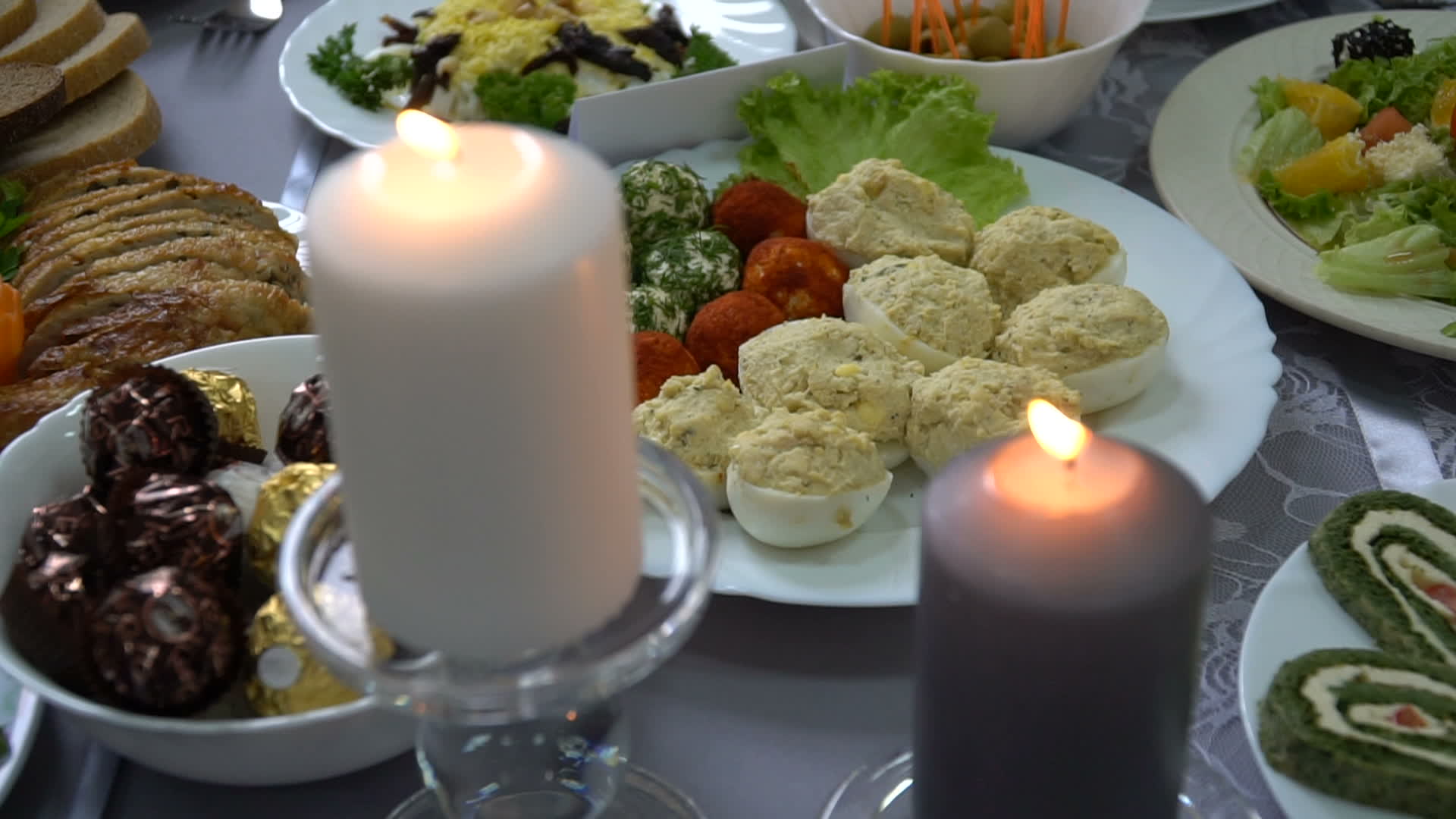 Feast Stock Video Footage for Free Download