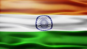 Indien Flag Schleife video