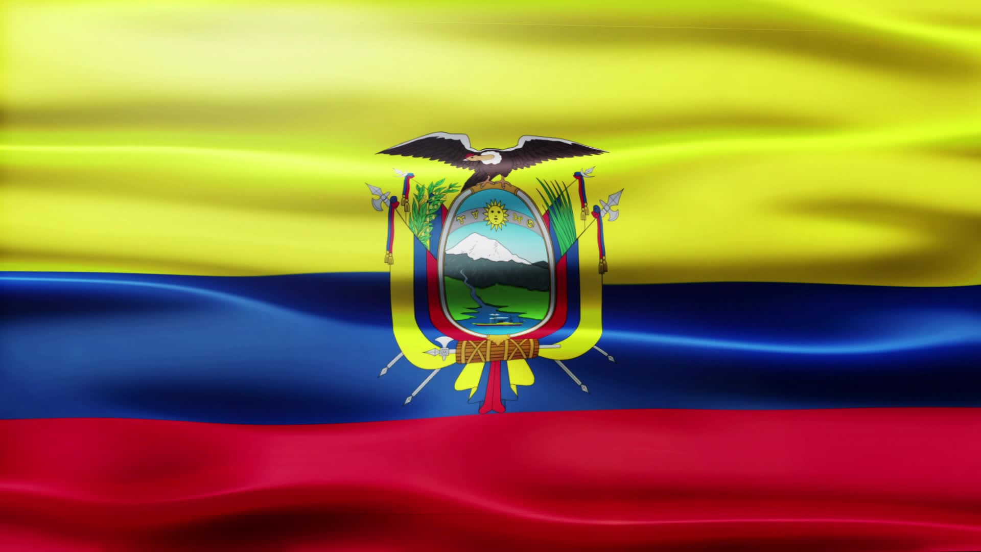 Ecuador Flag Loop 1790733 Stock Video at Vecteezy