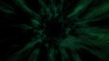 abstracte donkere gloeiende tunnel achtergrondanimatie 4k