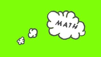 Math Thought Transparent Background video