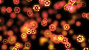particelle di forma astratta movimento sfondo loop video