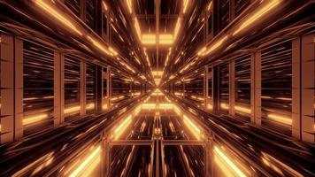 Futuristic Sci-fi Glass Tunnel video