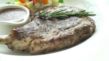Grilled Pork Chop Steak 