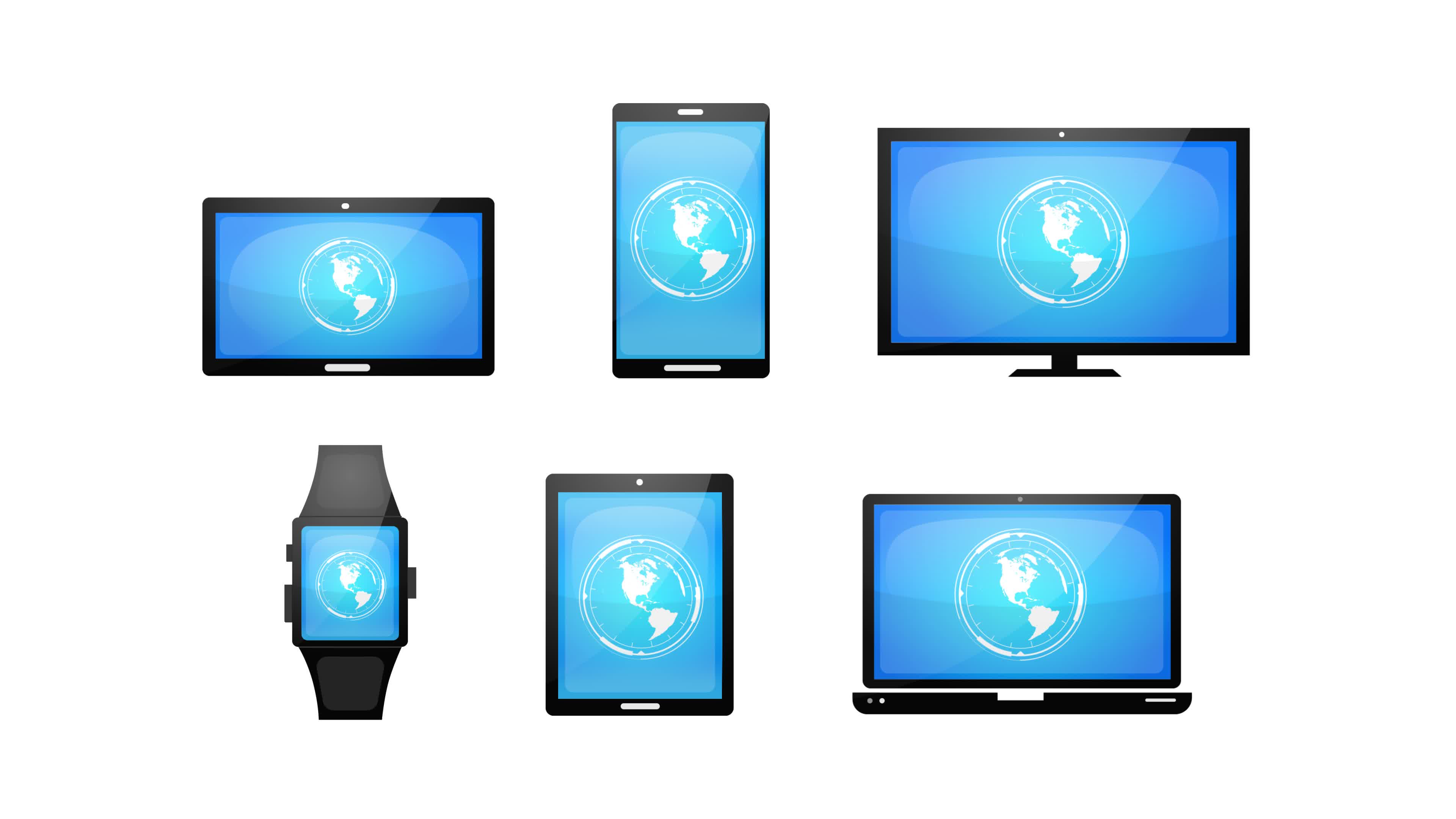 Multiple Devices Stock Video Footage for Free Download